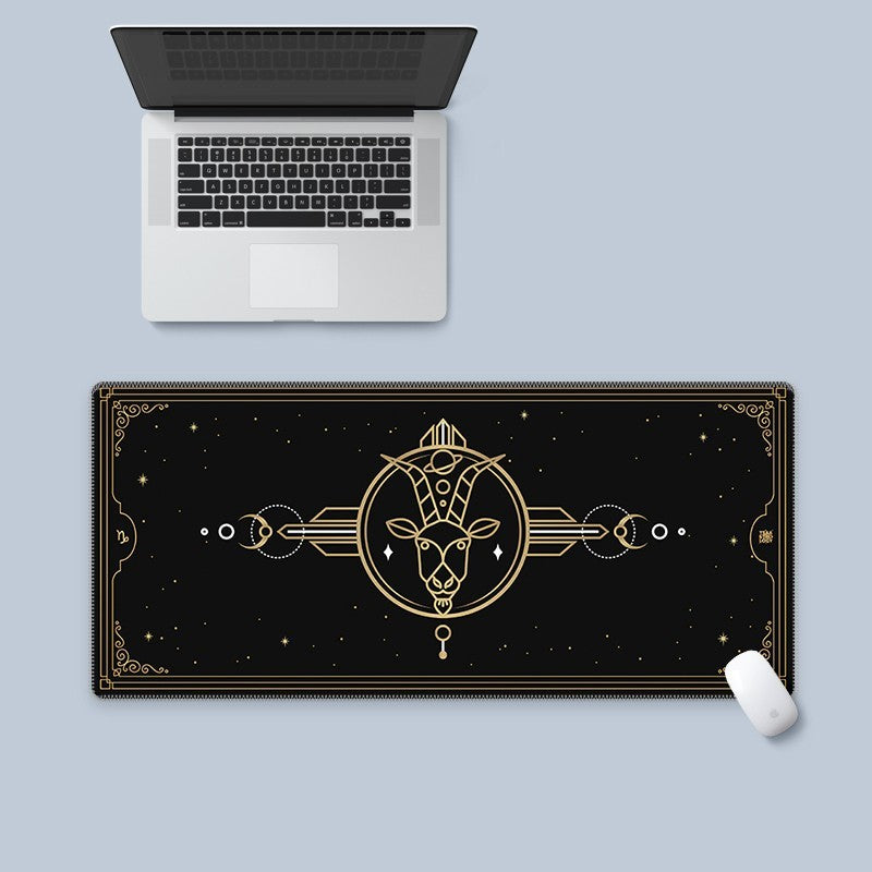 Art Mousepad Black Constellation Deskmat Mouse Pad Large  Carpet Aesthetic Table Laptop Play Mats Mousepad Company Deskpad